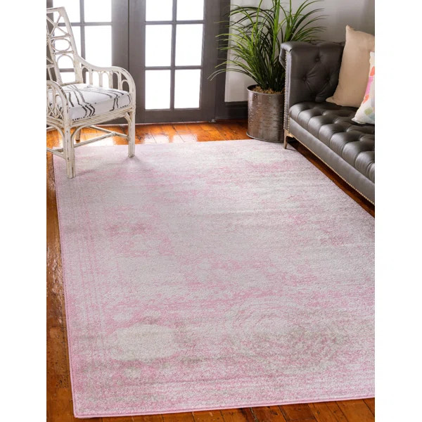 Fawe Performance Pink Rug | Wayfair North America
