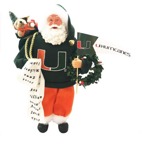 Miami Hurricanes 12 Proud Santa | Walmart (US)