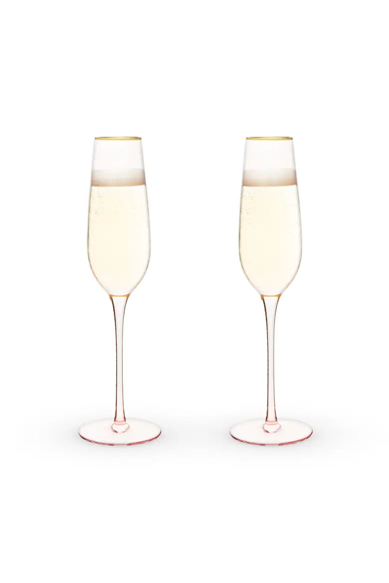 Rose Crystal Champagne Flutes Set of 2 | Nordstrom | Nordstrom
