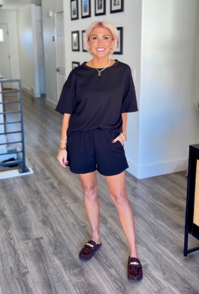 Enjoying a comfy day in my new Amazon find! Set: Small // Shoes: TTS 

 #LTKootd #LTKmomlife #LTKSaleAlert