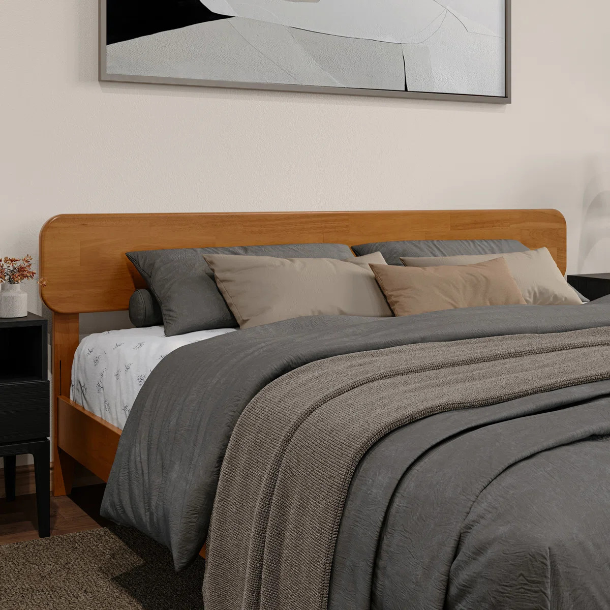 Vetu Solid Wood Platform Bed | Wayfair North America