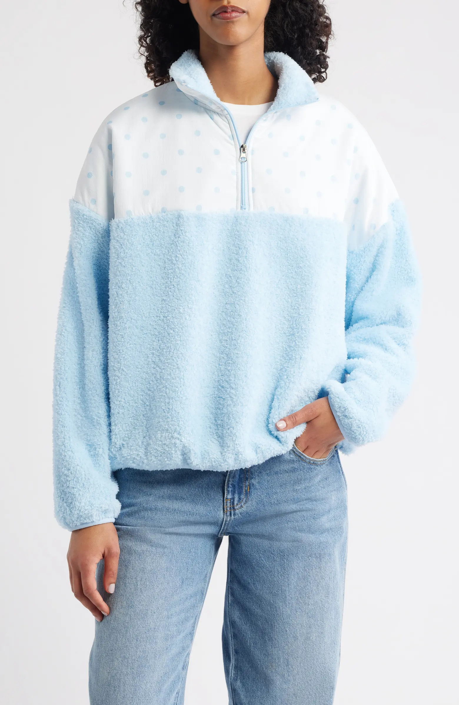 Sprinkle Aria Half Zip Fleece Pullover | Nordstrom