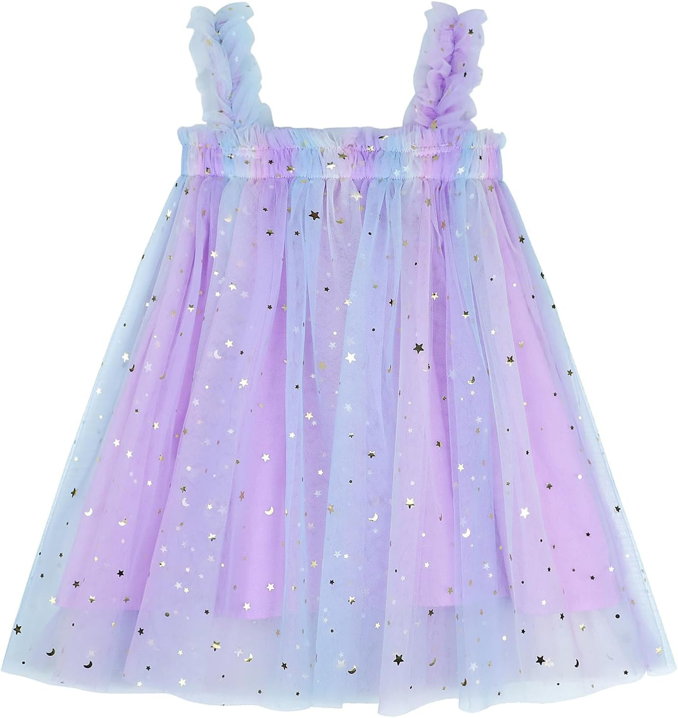 Baby Girls Tulle Dress Toddler Birthday Party Tutu Dresses, 6M-5T | Amazon (US)