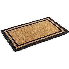 Black Border Coco Coir Doormat - Heavy Duty Doormats - 22" X 36" | Amazon (US)