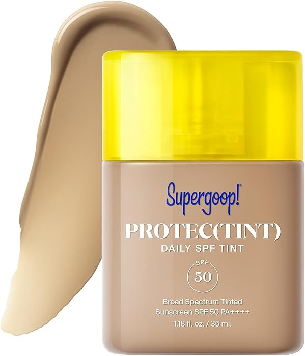 Supergoop! Protec(tint) Daily Skin Tint SPF 50 - 26W - Light, Buildable Coverage for Immediately ... | Amazon (US)