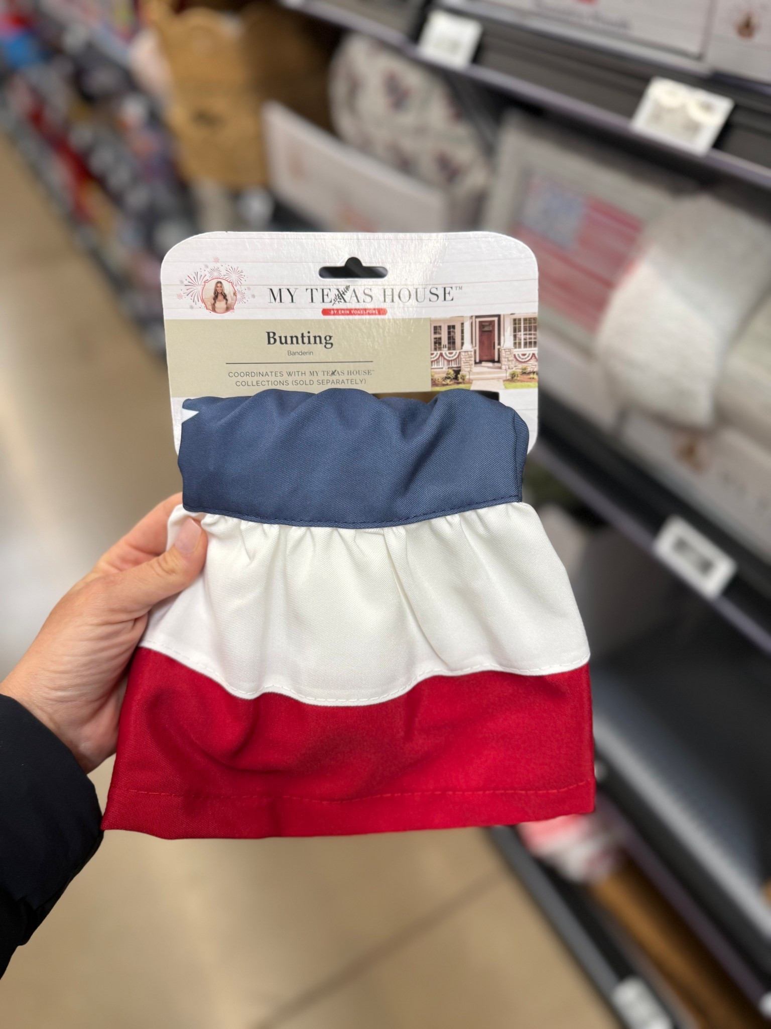 Flag bunting
Walmart home 
Walmart, red, white and blue

#LTKSeasonal #LTKHome #LTKFestival