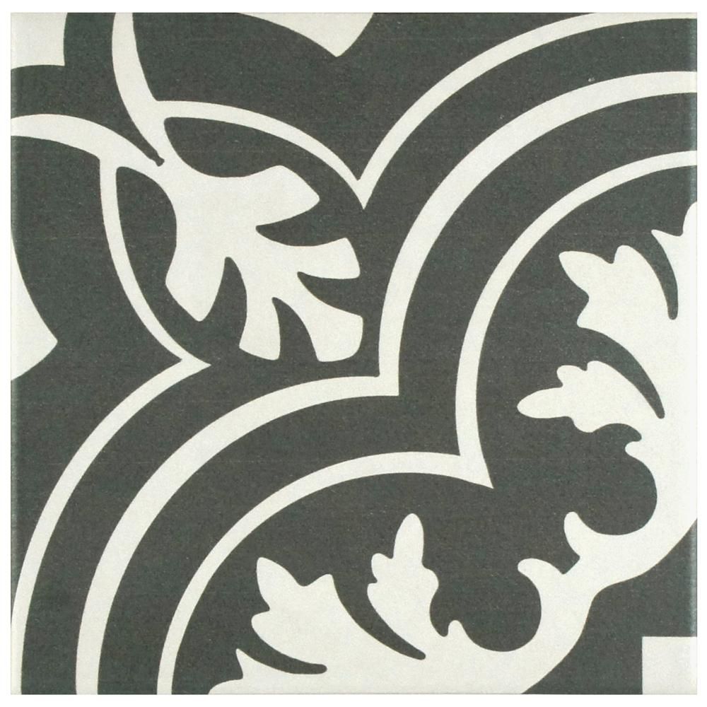 Merola Tile Twenties Classic 7-3/4 in. x 7-3/4 in. Ceramic Floor and Wall Tile (11 sq. ft. / case) | Home Depot
