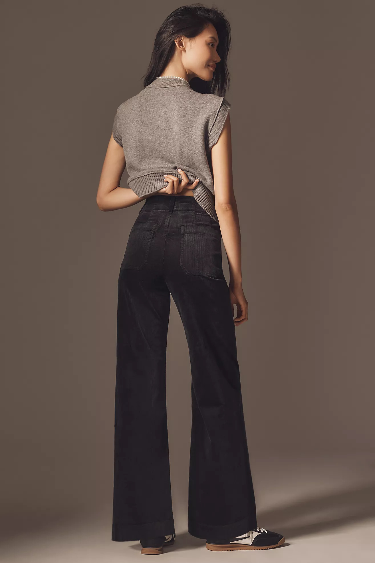 The Colette Corduroy Full-Length Wide-Leg Pants by Maeve | Anthropologie (US)