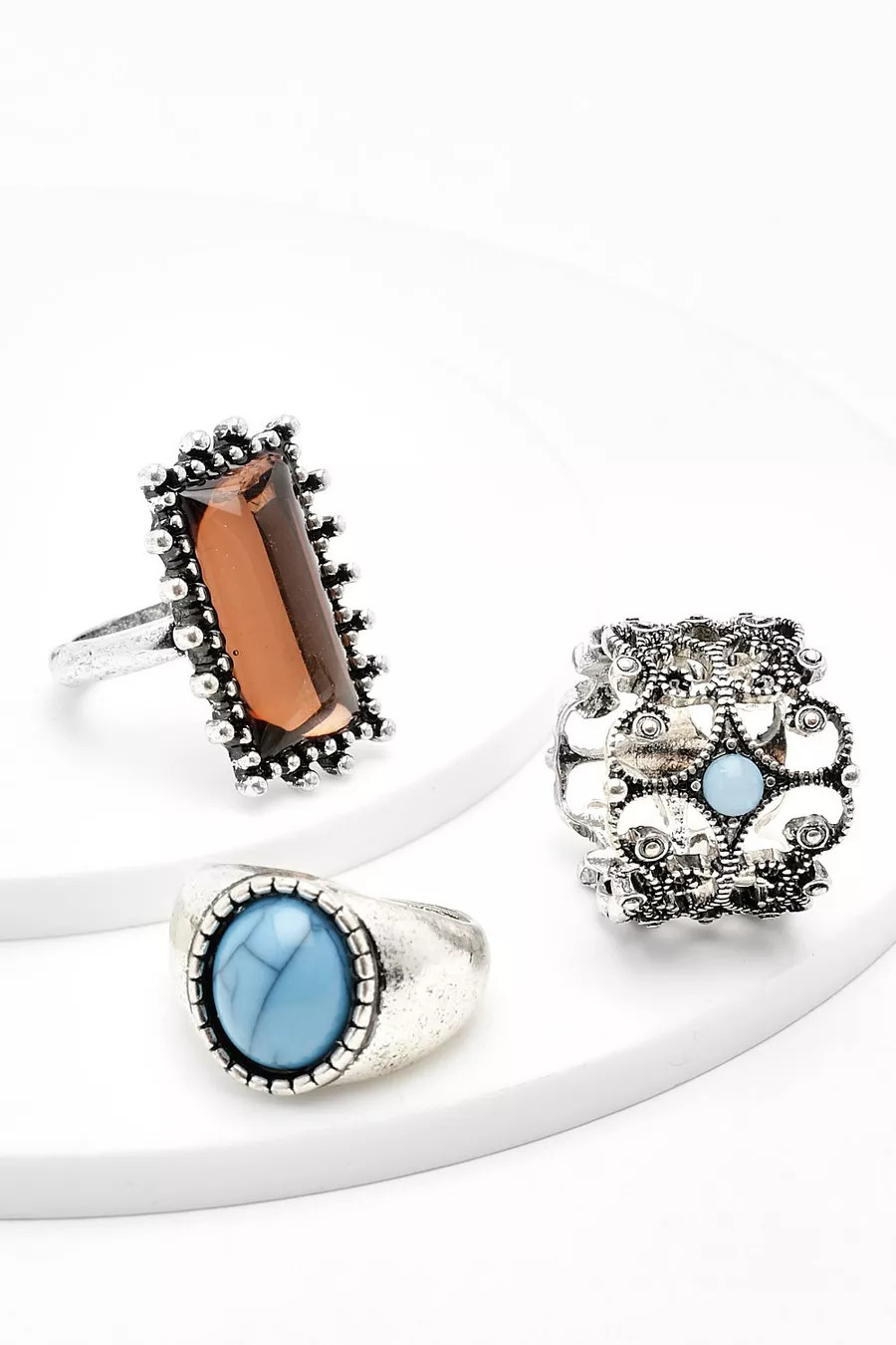 Lot de bagues orientales | Boohoo.com (FR)