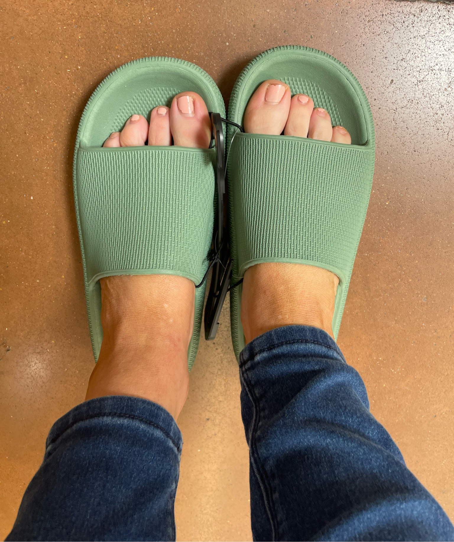 You need a fresh new pair of spring slides? Walmart has these CUTE and comfy sandals and I’m loving the green! 
#spring #sandals #slides #shoes #springshoes #summershoes #casualshoes #walmartfind 

#LTKSeasonal #LTKshoecrush #LTKunder50