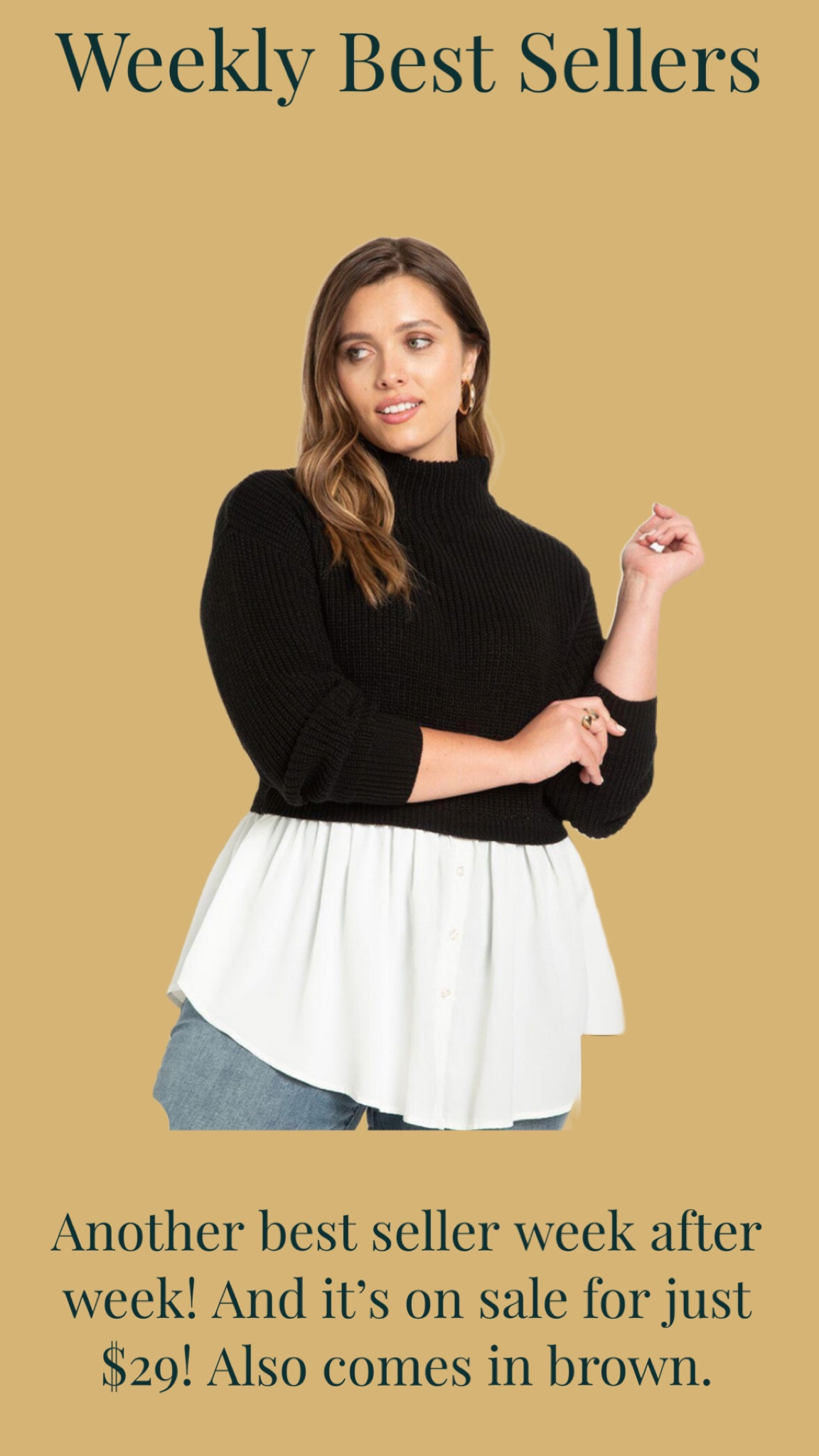 Another best seller week after week! And it’s on sale for just $29! Also comes in brown. 

#LTKplussize #LTKstyletip #LTKfindsunder50