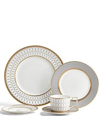 Wedgwood Renaissance Collection 5-Piece Dinnerware Set - Grey | Dillard's