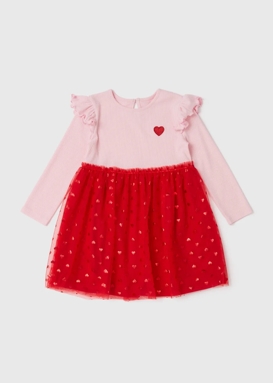 Girls Red Valentine Tutu (1-7yrs) - 1 to 1 half years | Matalan (UK)