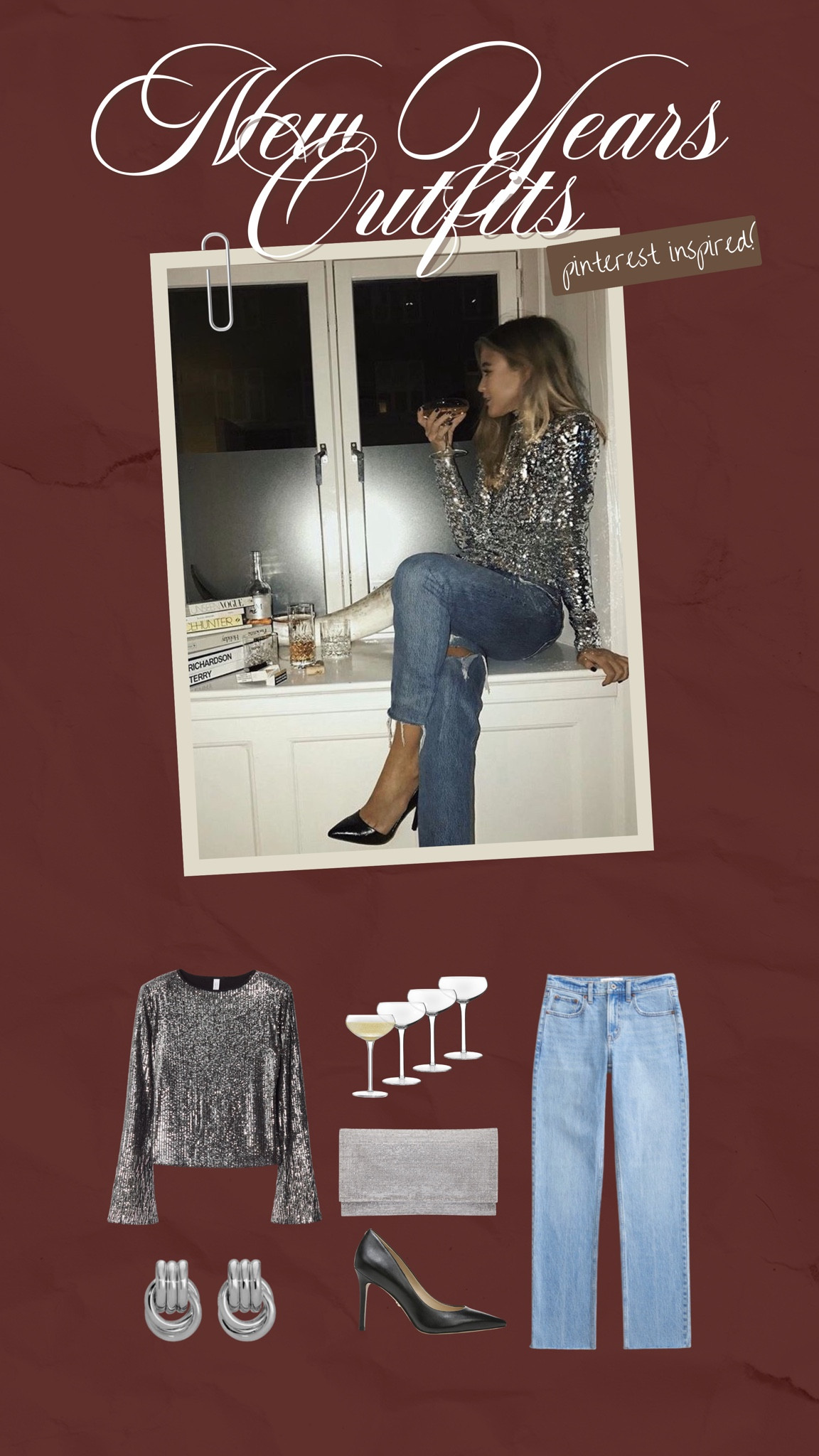 A casual NYE outfit idea!

Outfits, new years outfit, sequin top, jeans outfit 

#LTKHoliday