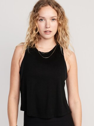 Sleeveless UltraLite All-Day Performance Cropped Top for Women | Old Navy (US)
