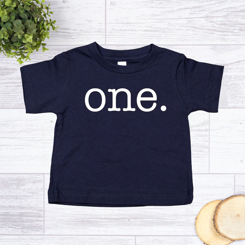 ONE Birthday Shirt, One First Birthday Shirt, 1st Birthday T-Shirt, Birthday Shirts, First Birthd... | Etsy (US)