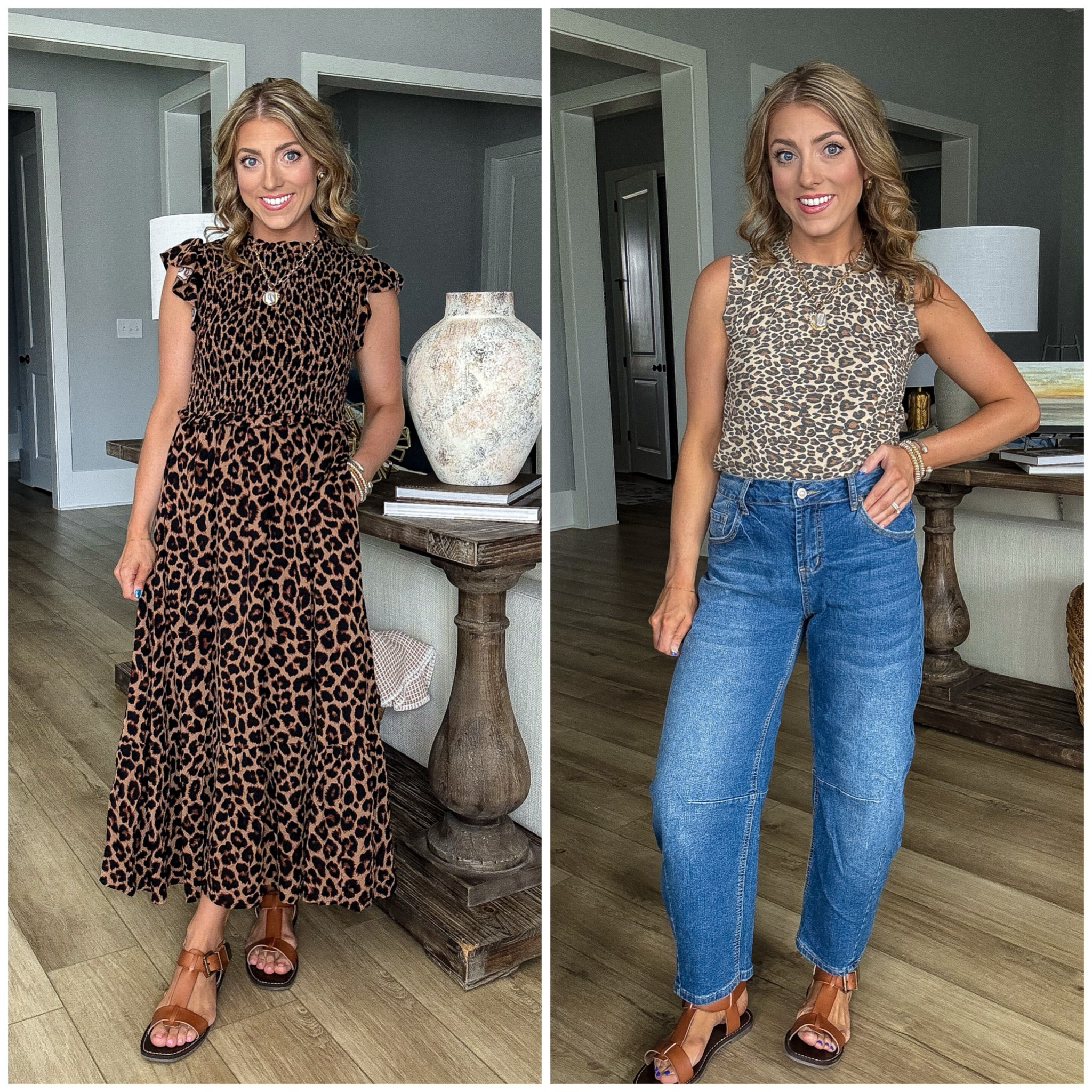 Leopard lovers this one’s for YOU 🐆🔥 both of these Walmart pieces are BEST SELLERS and officially RESTOCKED

The maxi dress is flowy, flattering, and such an easy throw-on-and-go moment… and this leopard tank is the perfect elevated basic to pair with denim 🙌

Both give major high-end vibes (think Anthro / boutique style) without the price tag—and they NEVER stay in stock long

#walmartfashion #walmartfinds #leopardprint #restocked #bestseller #everydaystyle #affordablestyle #walmartstyle #denimoutfit #summerstyle #ontrendfashion #budgetfashion #ltkstyle

#LTKootd #LTKPetite
