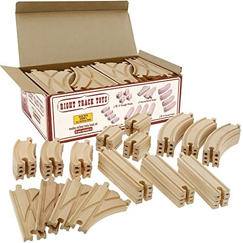 for "wooden train track set" | Amazon (US)