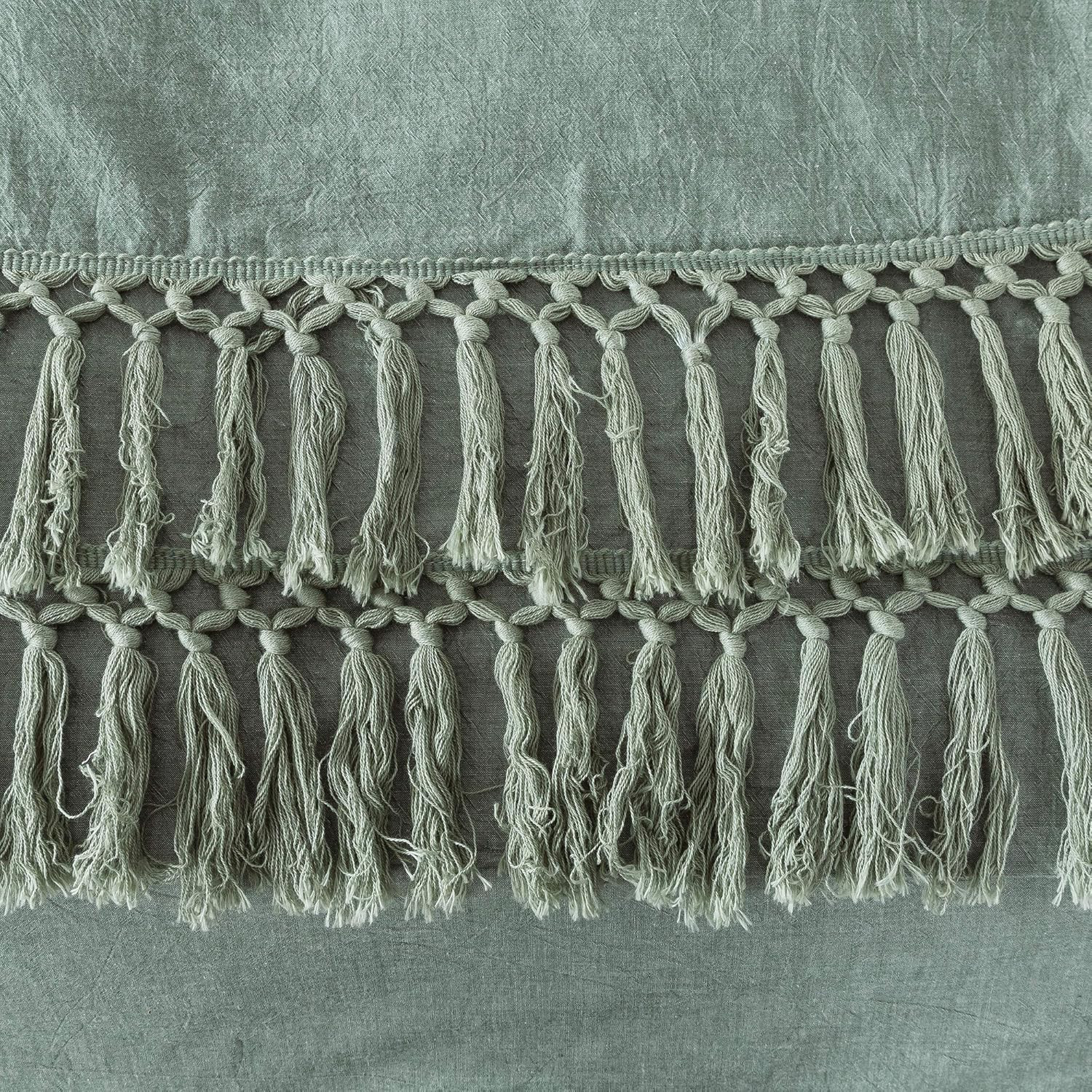 Brandream Softta Boho Bedding Tassel Duvet Cover Fringed Full 3 Pcs 100% Washed CottonTeen Baby V... | Amazon (US)