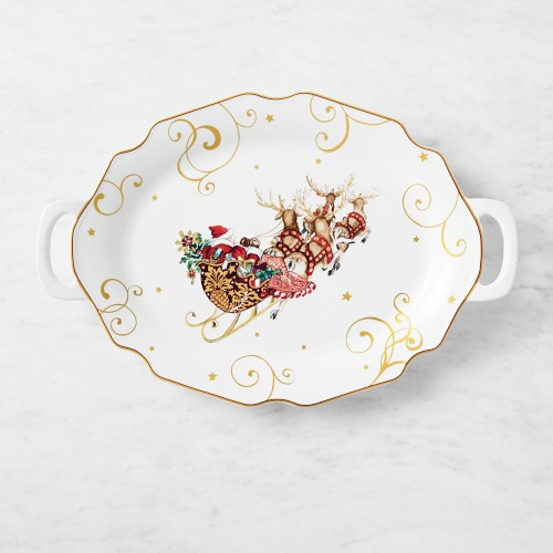 'Twas the Night Before Christmas Handled Platter | Williams-Sonoma