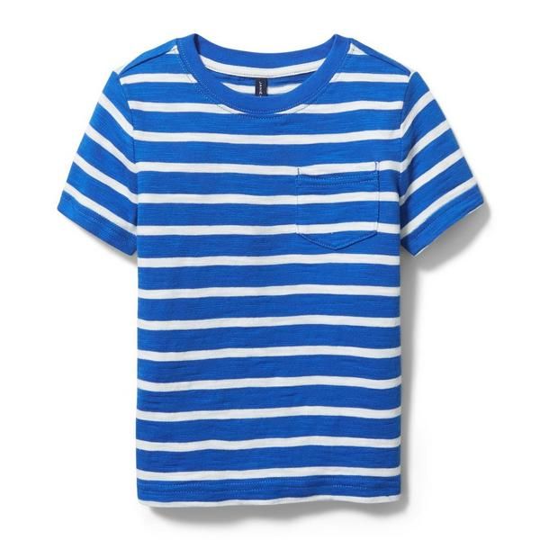 Striped Slub Pocket Tee | Janie and Jack