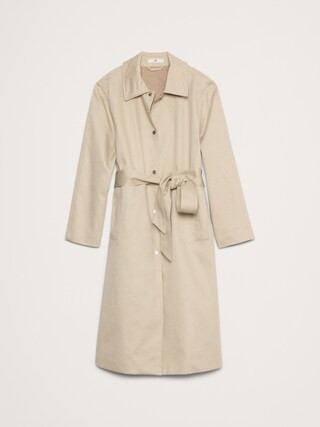 Bonded Cotton Mac Coat | Banana Republic (CA)