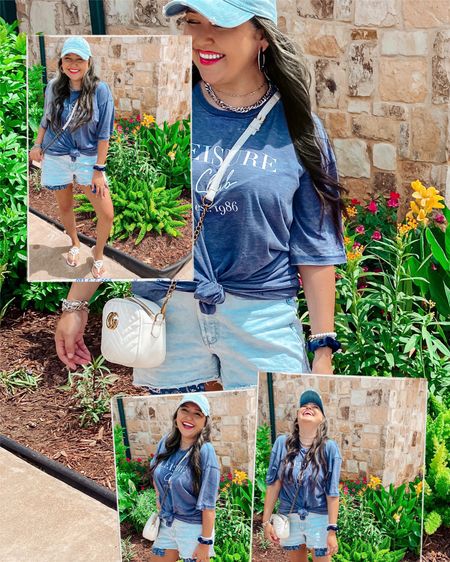 ❸❹ ᴇʀᴀ ᴀᴄᴛɪᴠᴀᴛᴇᴅ 🦋💎✨


. .
.
.
.
.
.
.

#springstyle #springoutfit #springlook 
#affordablefashion #anotheroutfitpost 
#outfitpic #casualoutfits #casualstyle #gucci #americaneagle #ae #comfylook #aexme #marmont gucci marmont
Leisure club
Baseball cap
Denim on denim
Sam Edelman 
Circus
Flip flops
Denim shorts
Old navy
Birthday week
Blue outfit
Tory Burch
Medallion sandals
Pierre Dumas


#LTKfamily #LTKunder50 #LTKstyletip