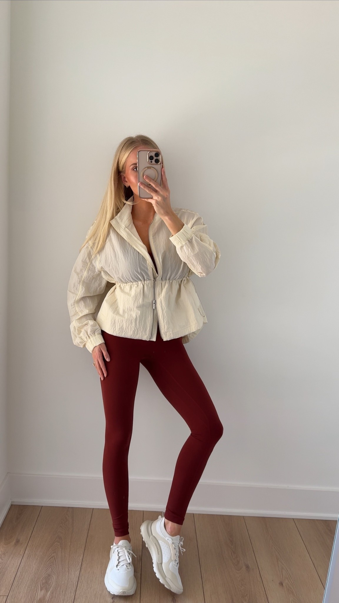 Wearing a medium in jacket, 8 in bra, 4 in leggings (28”), shoes are tts! #kathleenpost

Workout outfit, Pilates outfit 

#LTKActive #LTKStyleTip