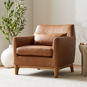 Harvey Leather Chair | West Elm (US)