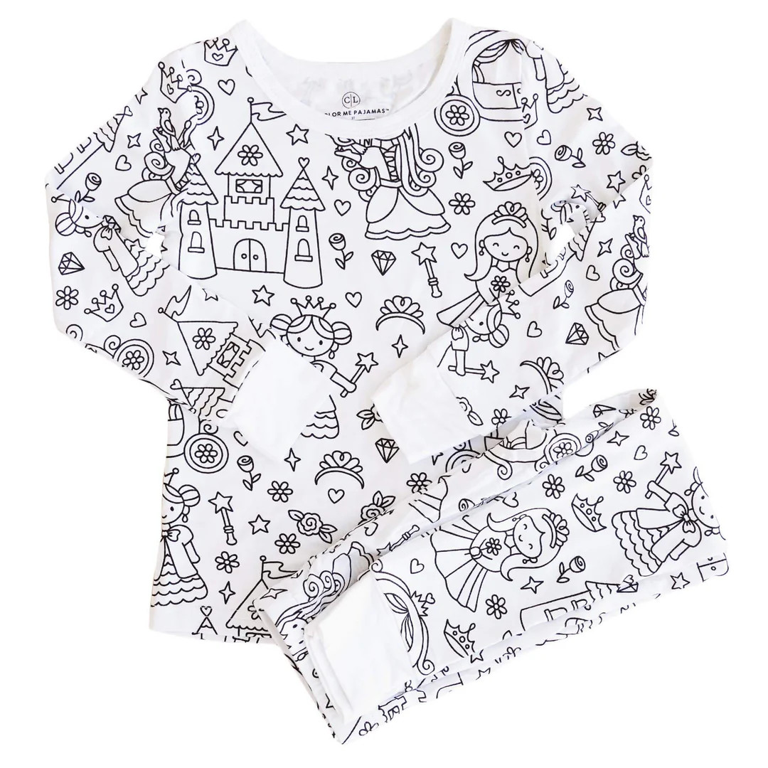 Color Me Pajama™ Two Piece Set | Far Far Away | Caden Lane