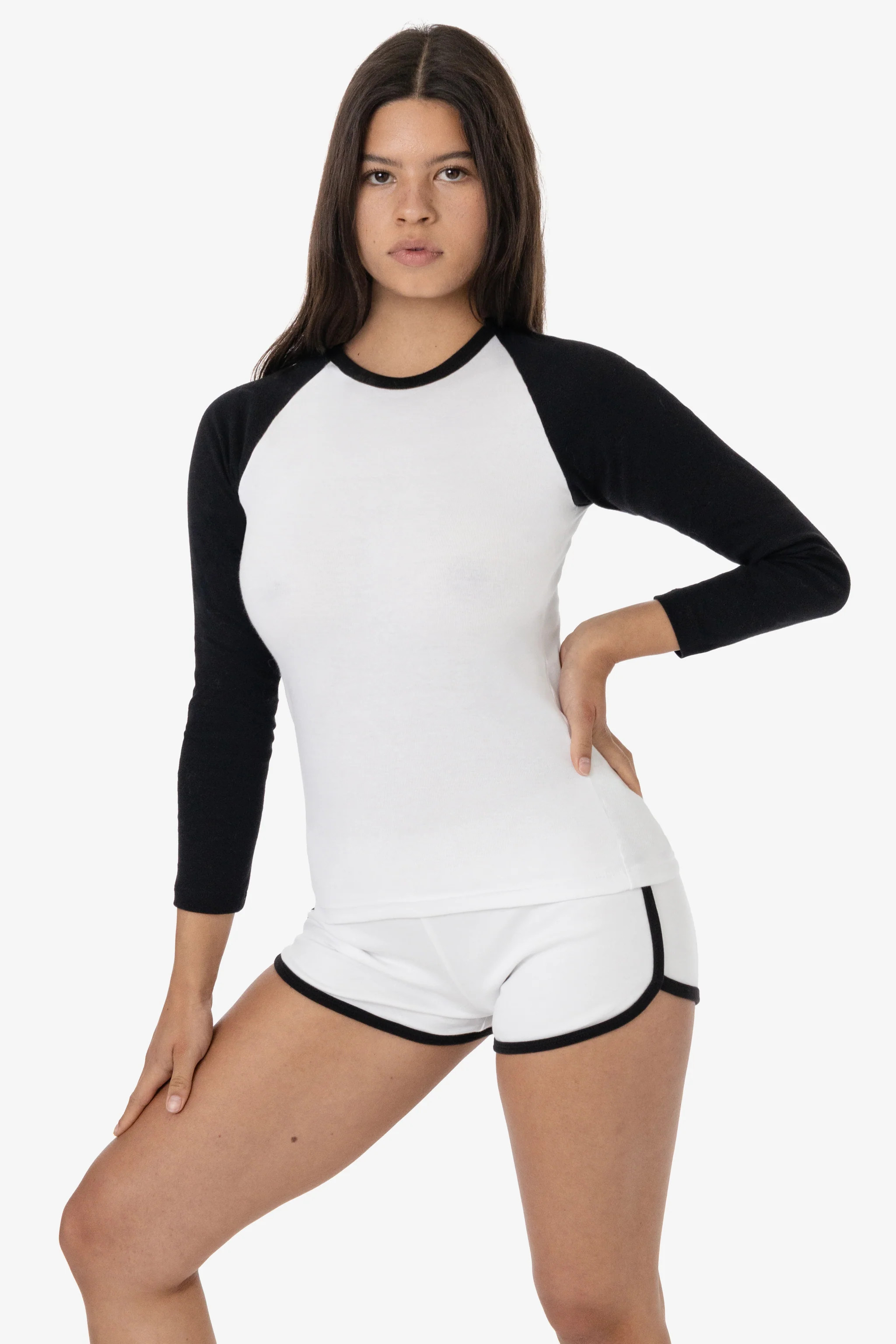 Baby Rib Long Sleeve Raglan | Los Angeles Apparel