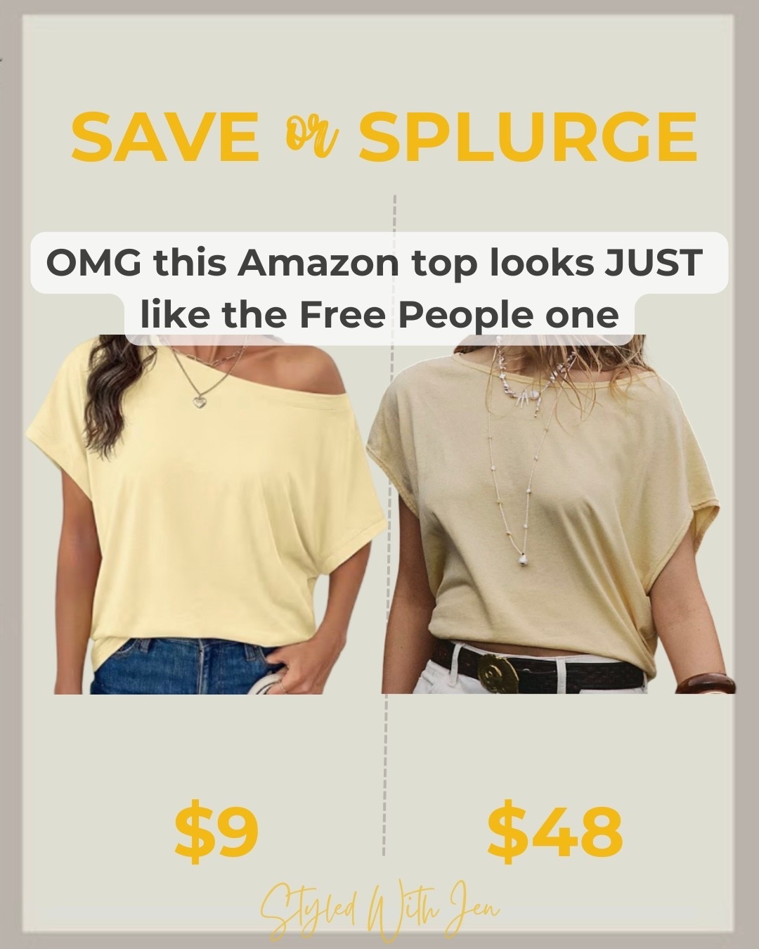 💛 Another Designer Inspired Find
Free People Vs Amazon 
I can’t believe how similar these are! 👀

#LTKcanada #LTKsummer #LTKstyletip