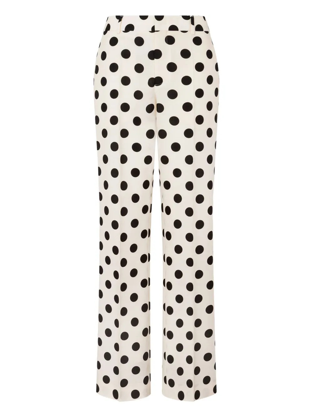 Moschino polka-dot wool trousers - White | Farfetch Global