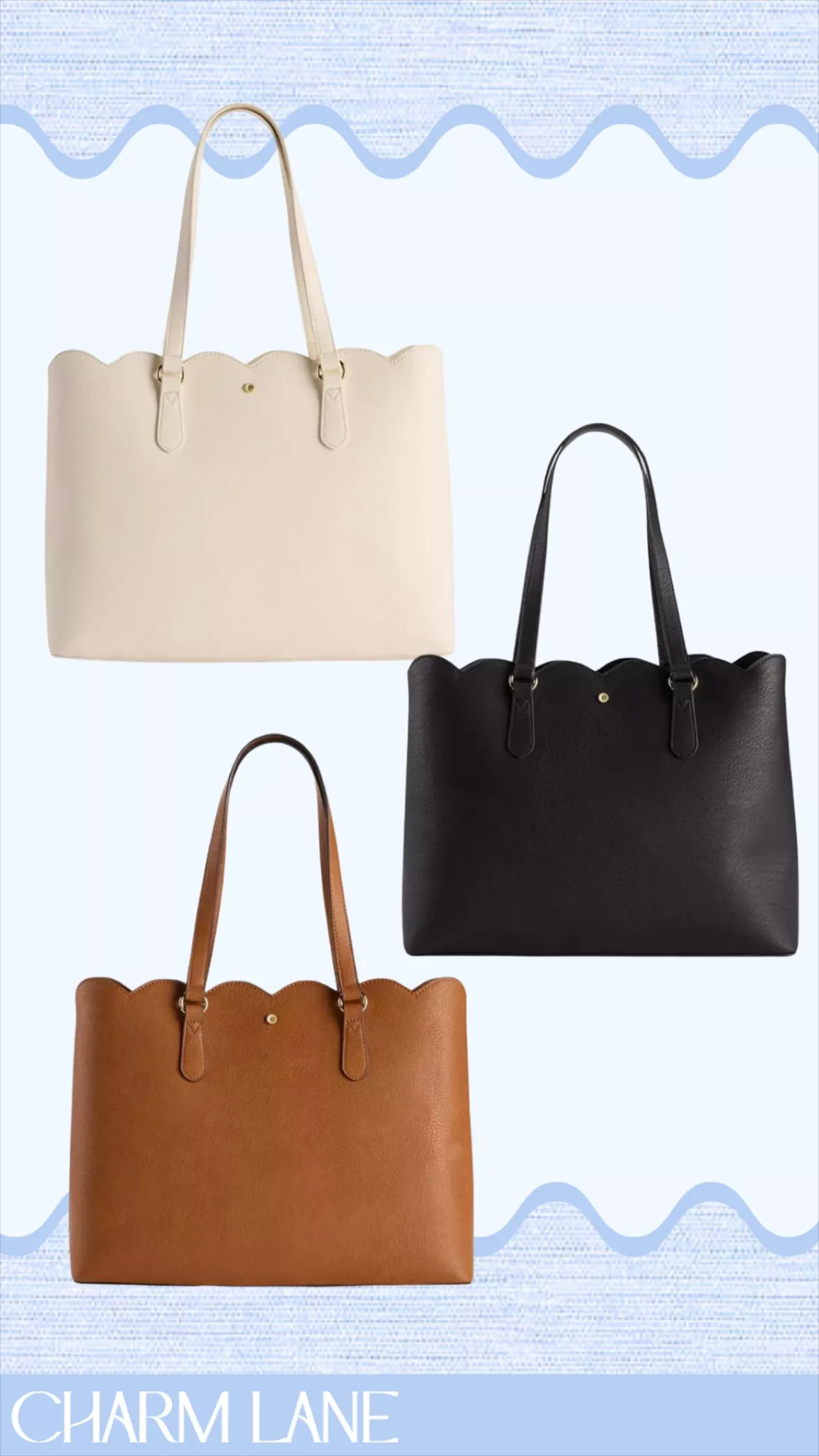 LC Lauren Conrad Leather Tote Bags