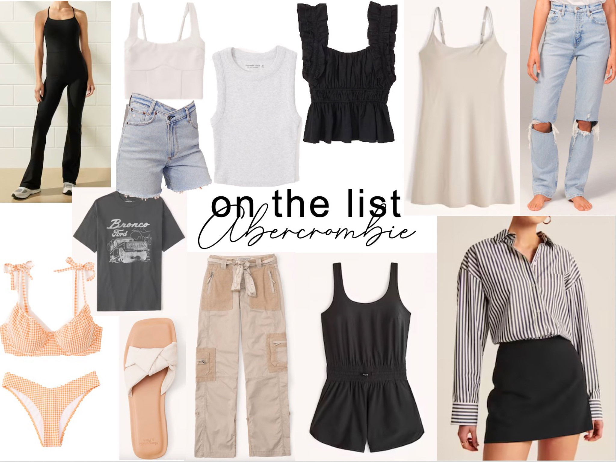 What I’m buying from Abercrombie during the #LTKsale for 25% off. A mix of workwear and the perfect pieces for spring/summer with swimwear, tops, and dresses 😍

#LTKSale #LTKunder100 #LTKswim