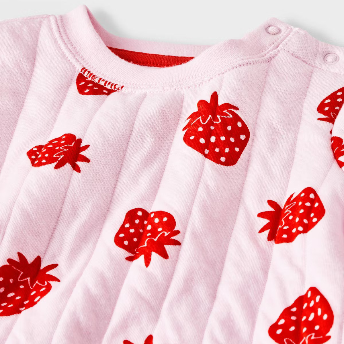 Baby Girls' Strawberry Top & Bottom Set - Cat & Jack™ Pink | Target