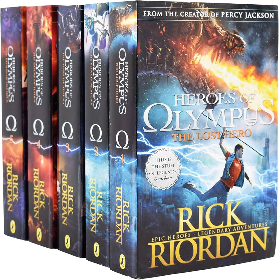 Heroes of Olympus Complete Collection 5 Books Box Set -The Lost Hero/The Son of Neptune/The Mark ... | Amazon (US)