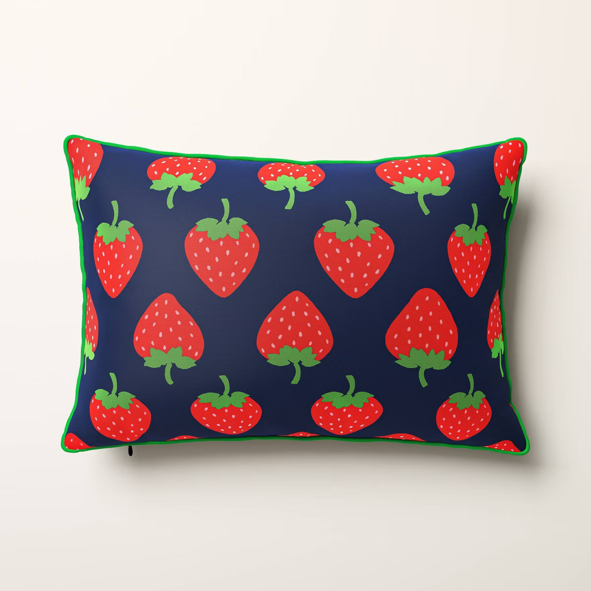Strawberry Print Throw Pillow Color Navy/Red - kate spade new york x Target | Target