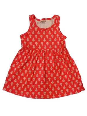 Infant & Toddler Girls Red Dress White Flowers Summer Spring Dress 2T | Walmart (US)