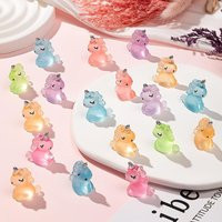 10/20pcs Luminous Mini Resin Unicorn Figurines Glow in The Dark Tiny Unicorn Ornament for DIY Fairy Garden Landscape | AliExpress (US)