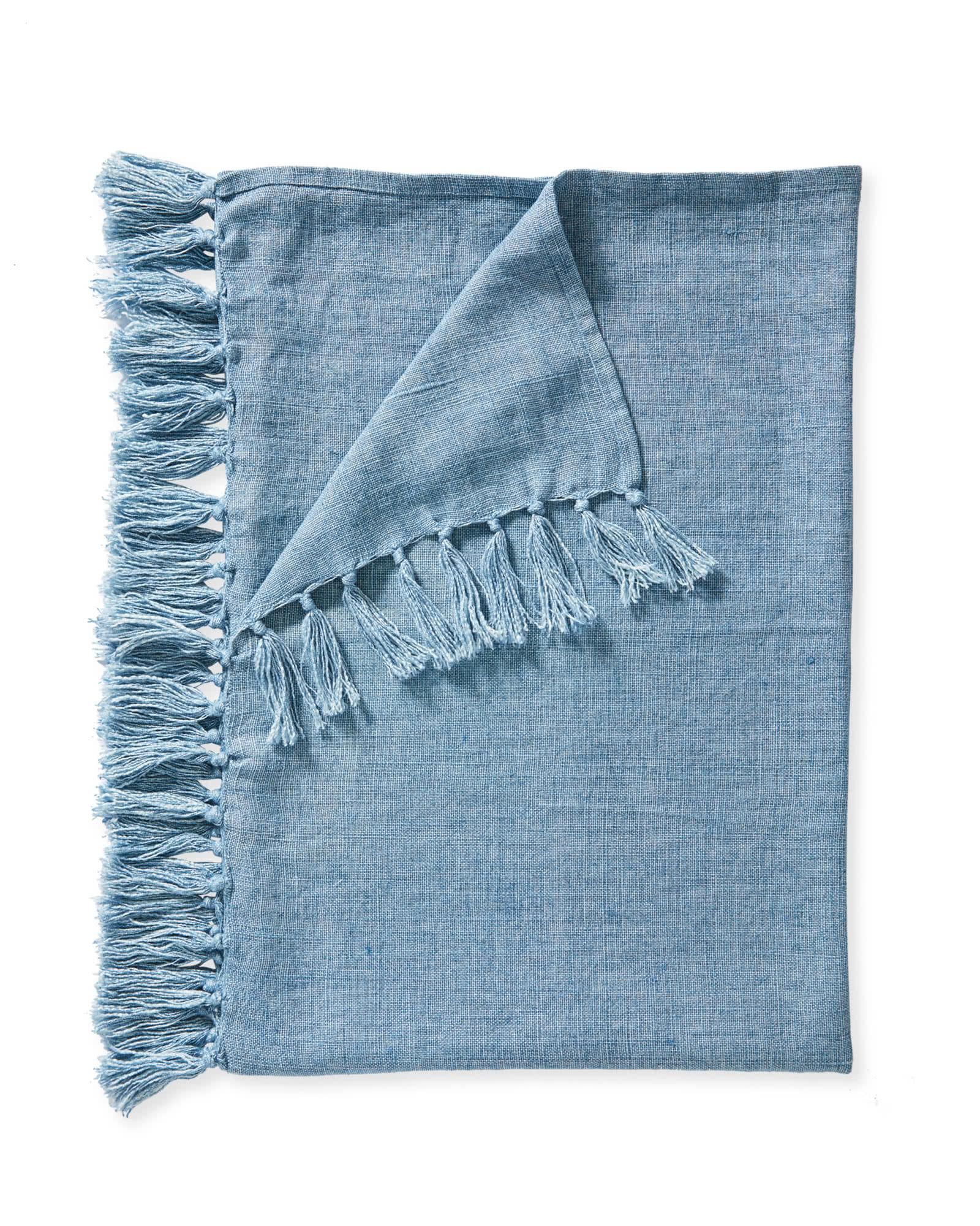 Mendocino Linen Throw | Serena and Lily