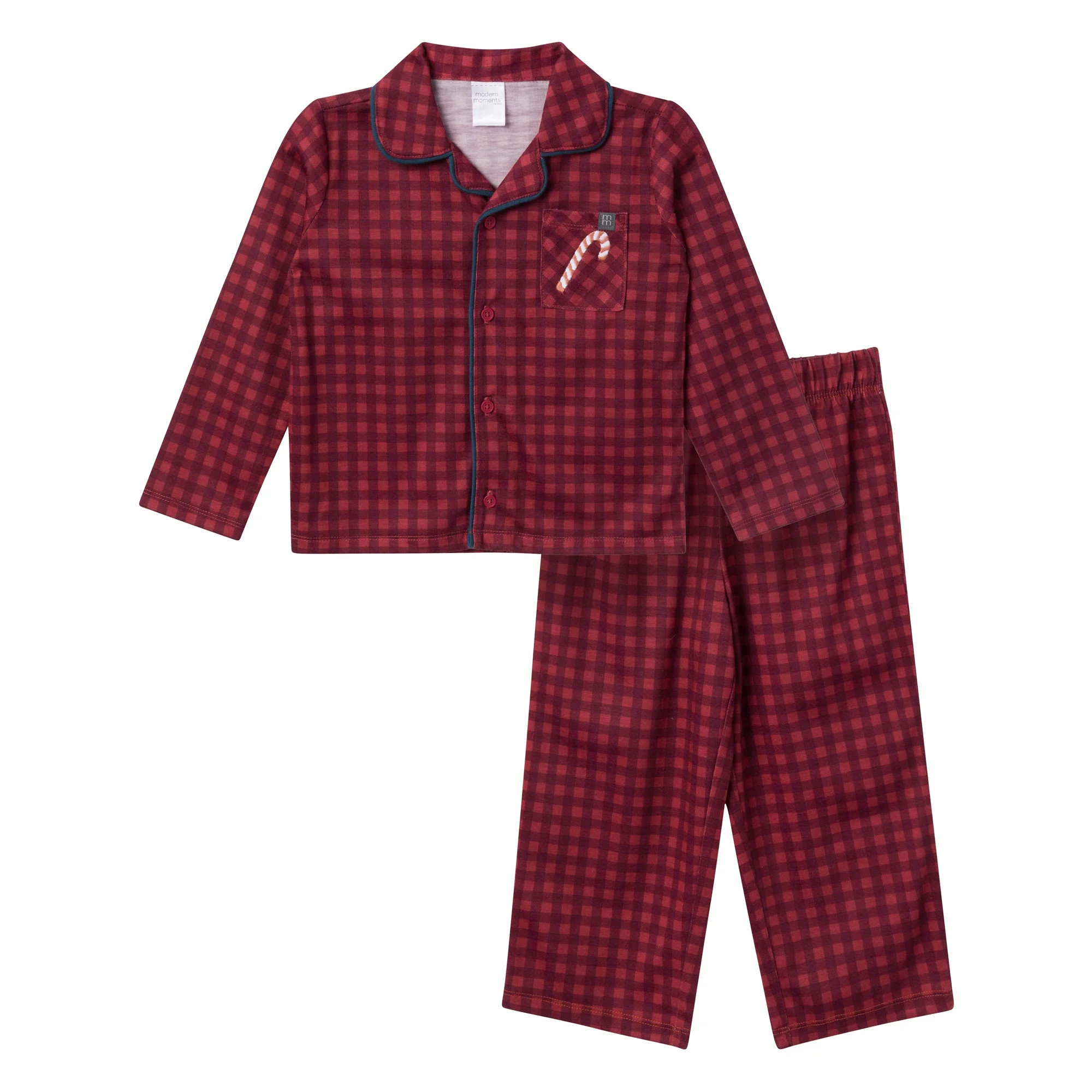 Modern Moments by Gerber Christmas Coat Set Pajama, 2-Piece, Sizes 12 Months - 5T | Walmart (US)