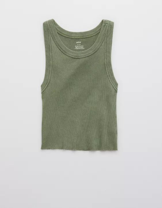 Aerie Free Spirit Ribbed Tank Top | American Eagle Outfitters (US & CA)