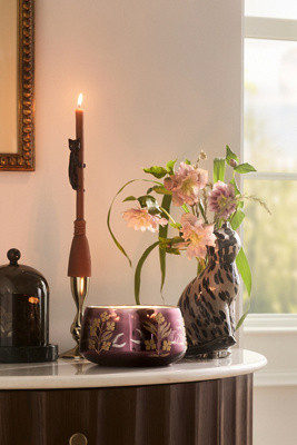 Fallen Leaves Honeycrisp & Oakwood Glass Candle | Anthropologie (US)