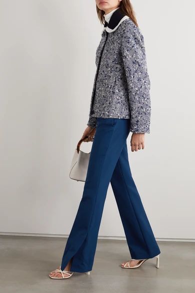 Victoria woven flared pants | NET-A-PORTER (US)