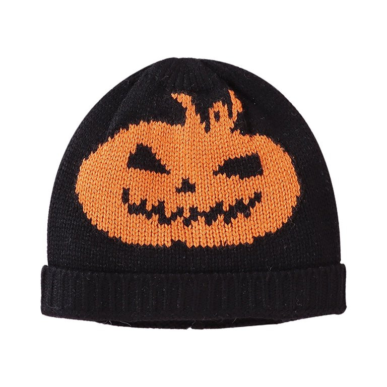 Pseurrlt Halloween Kids Clothing Baby Clothes Unisex Baby Hat Knitted Cap Baseball Caps Pumpkin P... | Walmart (US)
