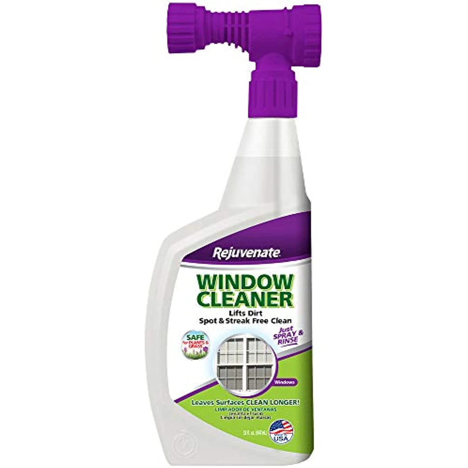 Rejuvenate High Performance Outdoor Window Spray and Rinse Cleaner with Hose End Adapter Instantl... | Walmart (US)