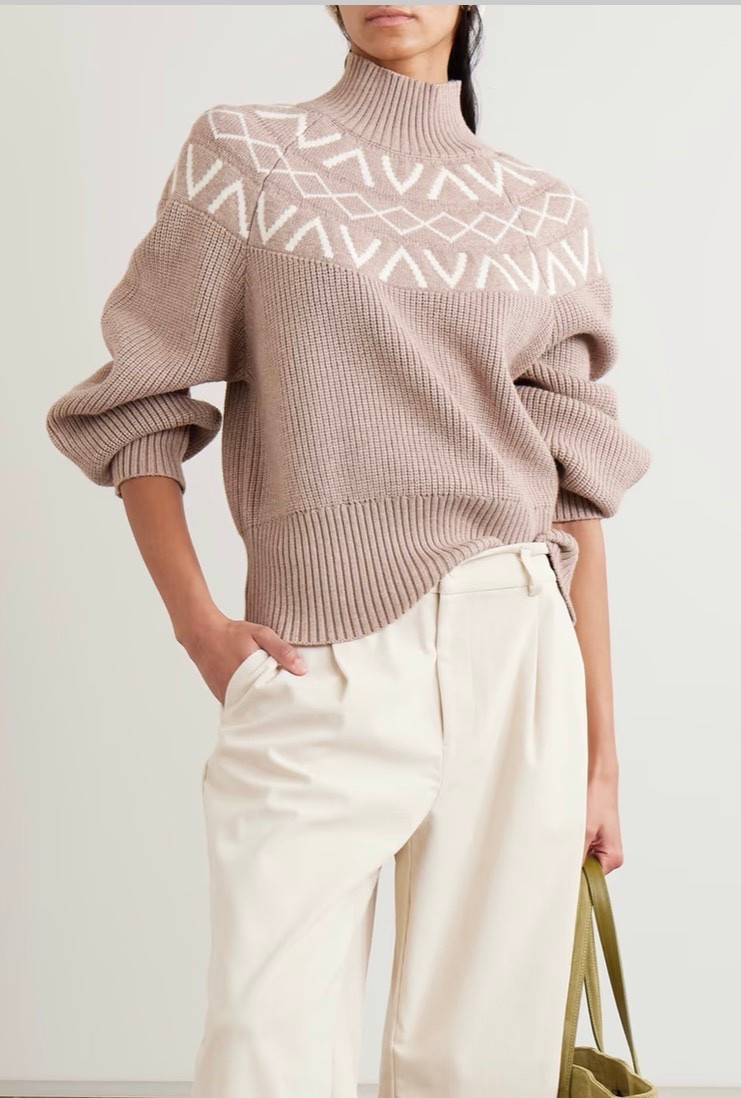 VARLEY
Marcie Fair Isle knitted sweater

Varley's 'Marcie' sweater is knitted with a face-framing Fair Isle yoke. It's wonderfully soft, springy and keeps its shape well thanks to the unique blend of yarns.

#LTKSeasonal #LTKWorkwear #LTKTravel