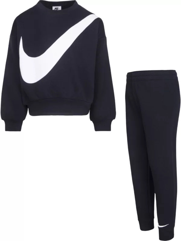 Nike Boys' Swoosh Essentials Fleece Crewneck and Joggers Set | Dick's Sporting Goods