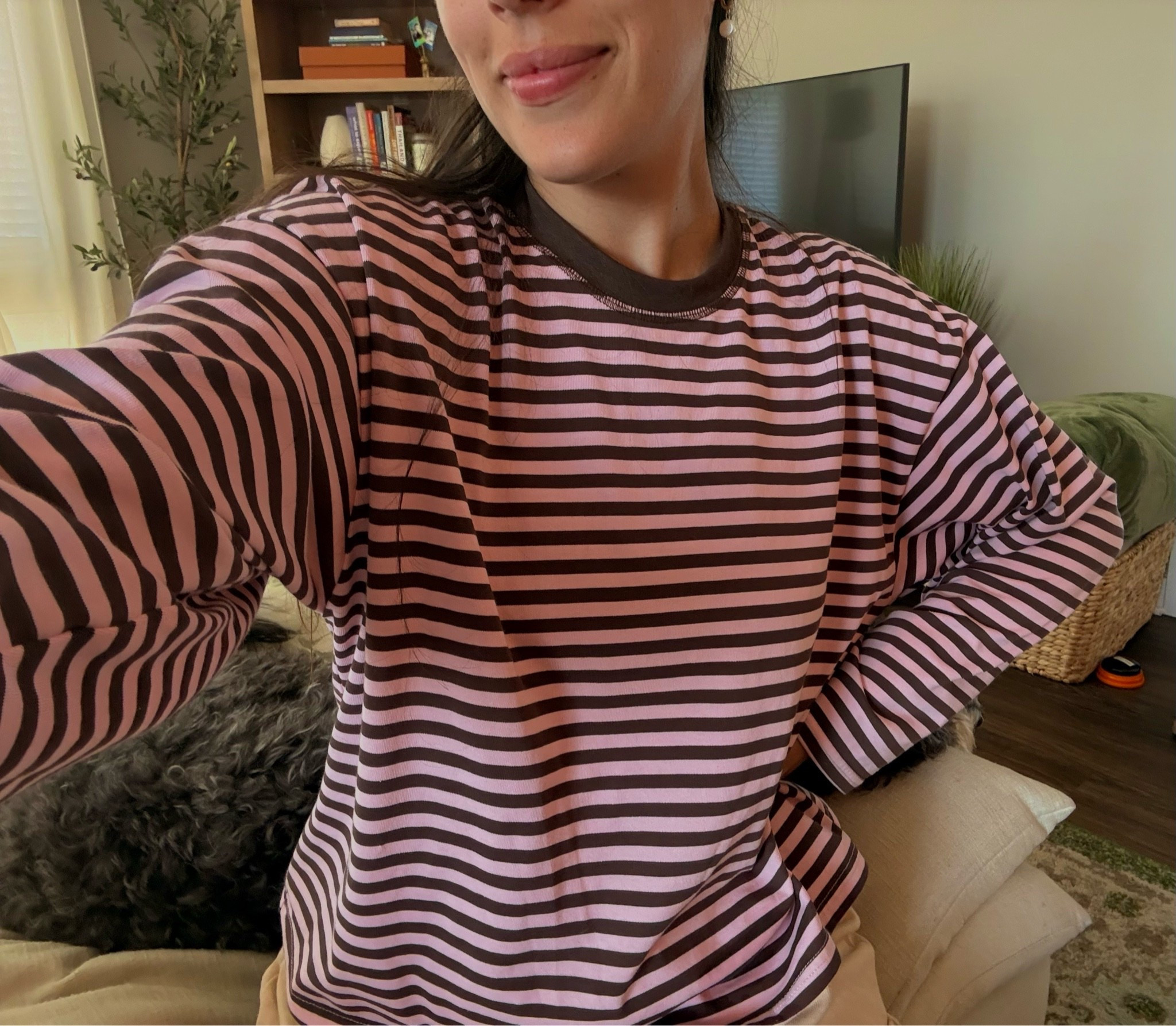 Comfiest stripe shirt! Wear it as a top or an extra layer over a sweater!

#LTKootd #LTKgrwm